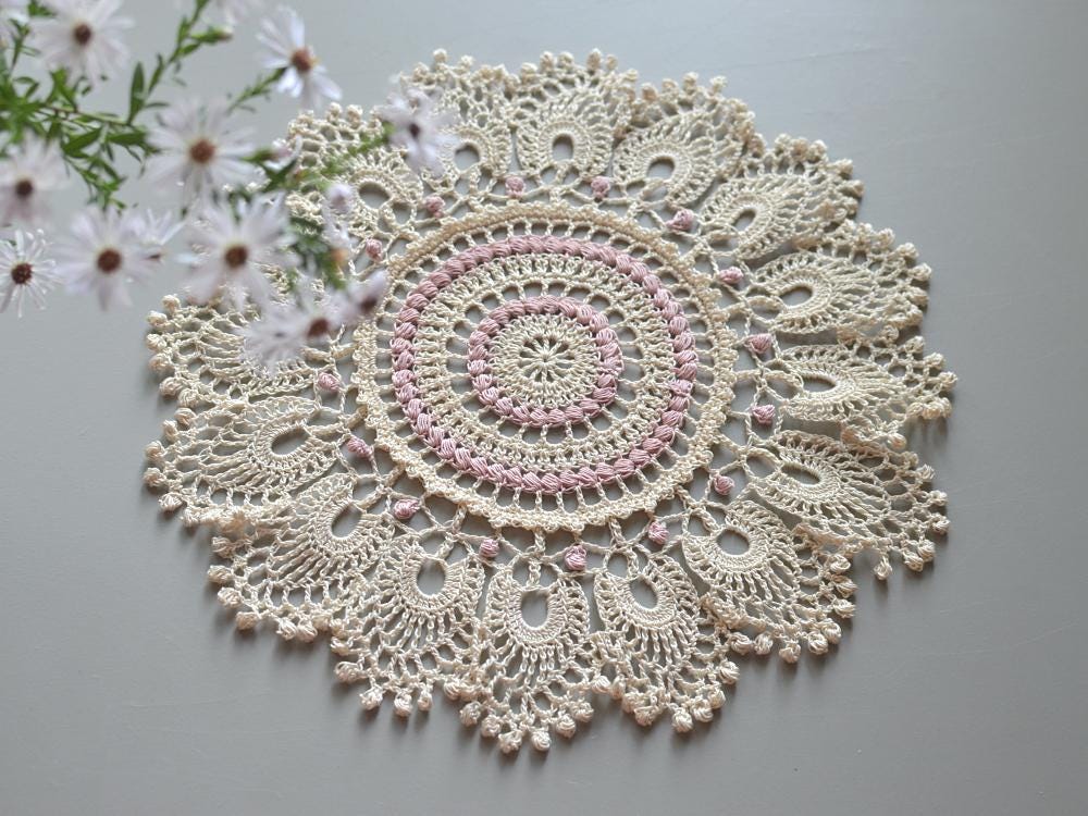 Petal Light Crochet Doily Pattern