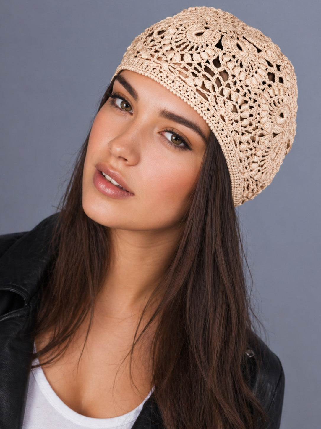Lace Bloom Hat – Crochet Hat Pattern (PDF)
