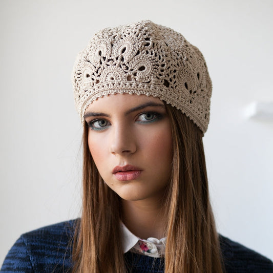 Beret «Estelle» - Crochet Pattern (PDF)