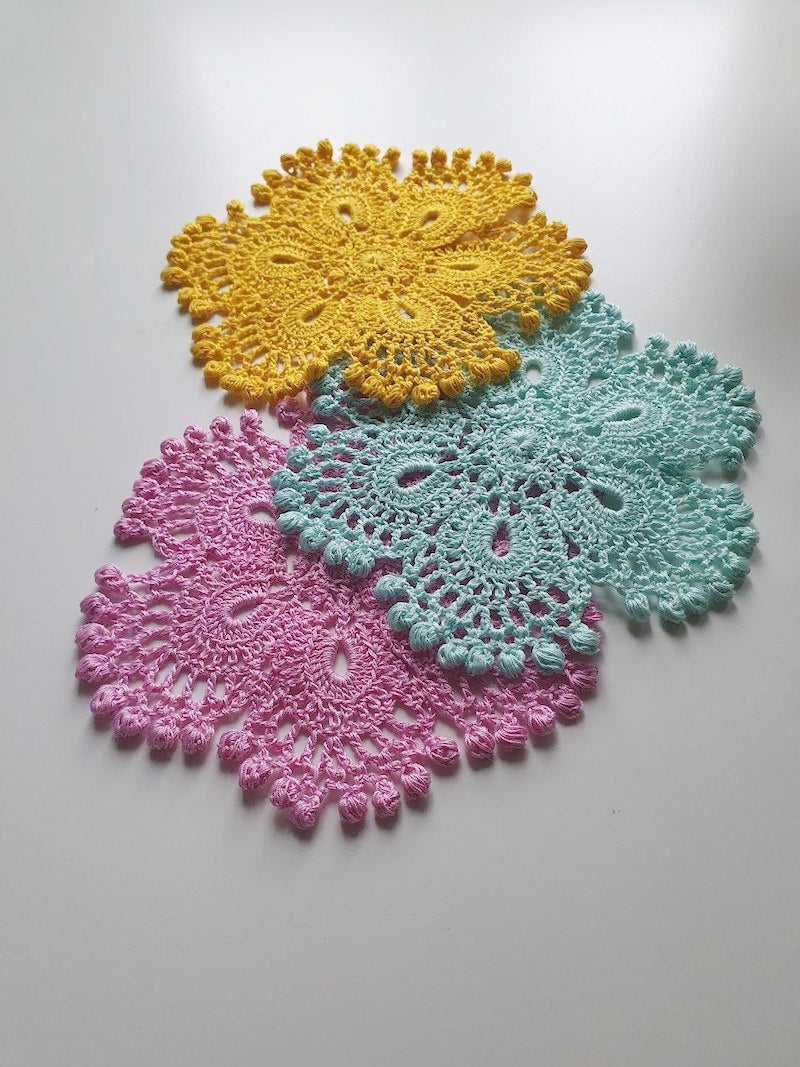 Petal Light Mini – Crochet Doily Pattern